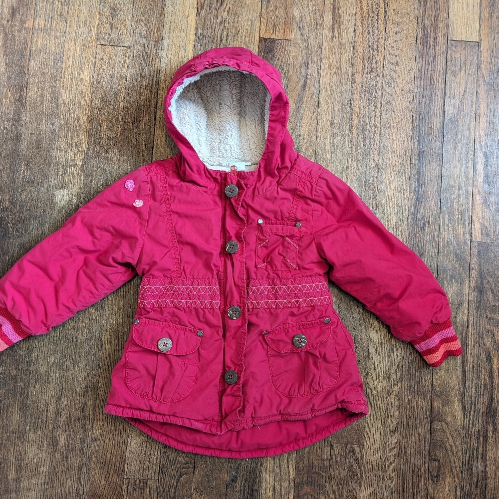 Naartjie hooded jacket with pockets